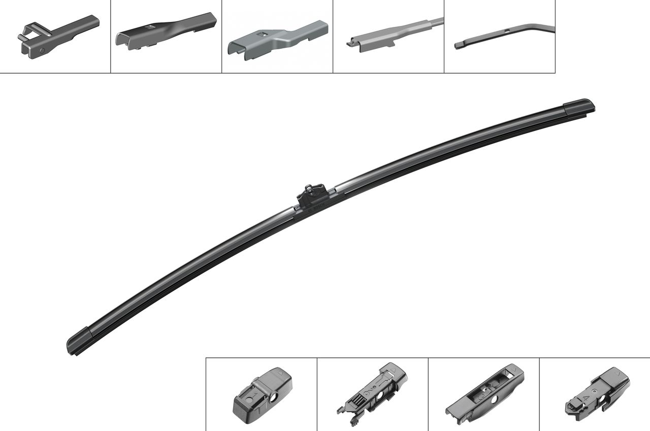 WIPER BLADE AEROTWIN 550MM 22" SINGLE 4CLIPS
